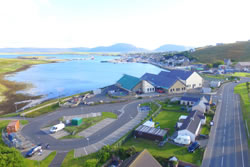 The view and location of Asgard in Stromness, Orkney