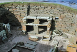 Skara Brae, a neolithic village in Orkney